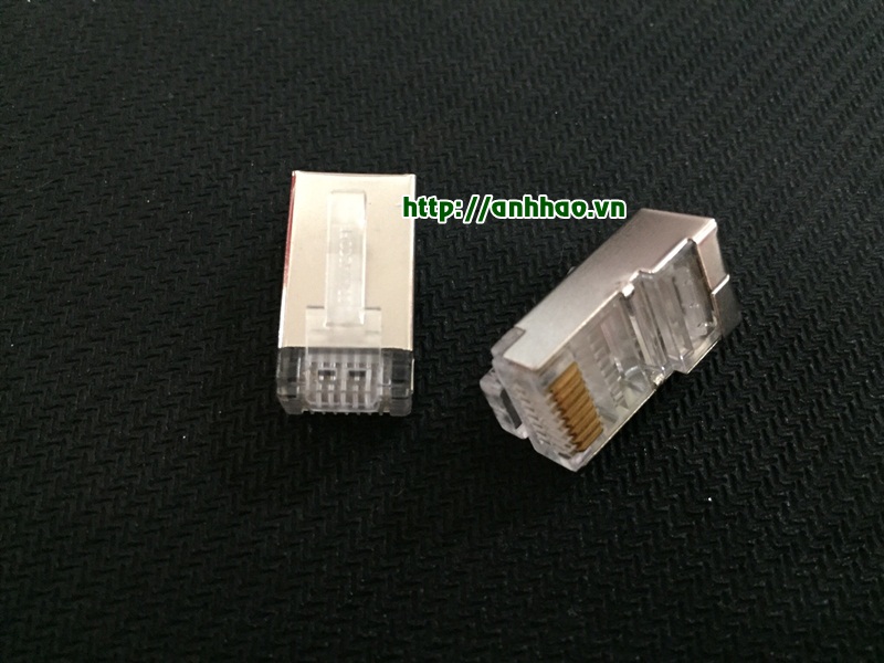 Đầu bấm mạng RJ45 cat5 bọc kim chống nhiễu Commscope